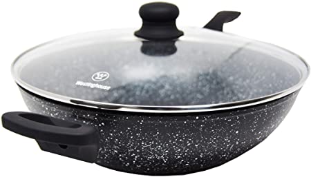 Westinghouse Marble Coated Non-Stick 12.5-inch Wok