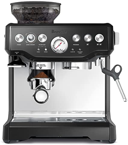 Breville BES870BSXL Barista Express Espresso Machine, Black Sesame