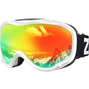 ZIONOR Lagopus Ski Snowboard Goggles UV Protection Anti-fog Snow Goggles for Men Women Youth