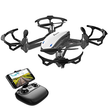 Potensic FPV RC Drone with HD Wi-Fi Camera Live Video Feed 2.4GHz 6-Axis Gyro Quadcopter for Beginners - Altitude Hold, One Key Start, Intelligent Battery