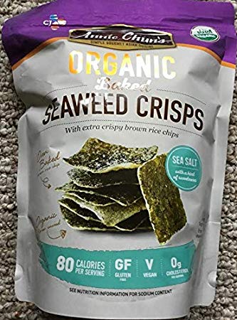 Annie Chun’s Organic Baked Seaweed Crisps 144 grams