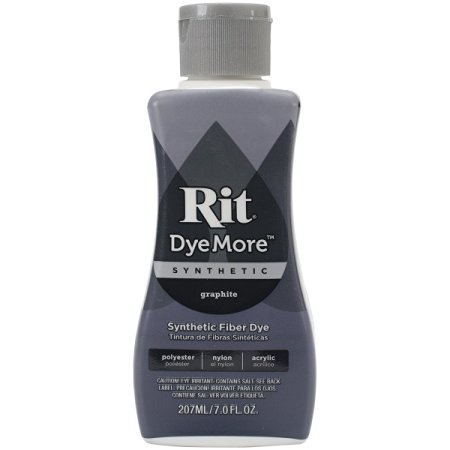 Rit Dyemore Advanced Liquid Dye for Synthetics, 7-Ounce, Graphite