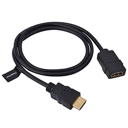 eforCity 247765 3-Feet HDMI Male to Female Cable Extender Extension Cable