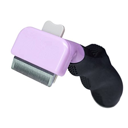 Cat Brush For Shedding, Best Short Hair Pet Grooming Tool, Reduces Cats Shedding Hair By More Than 90%, The Chirpy Pets Deshedding Tool