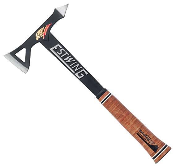 Estwing Tomahawk Axe - 16.25" Lightweight Hatchet with Forged Steel Construction & Genuine Leather Grip - ETA