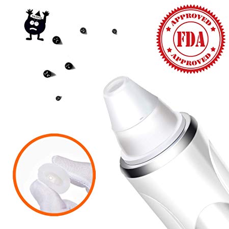 Pore Vcauum Blackhead Remover - Comedone Extractor Tool and Facial Skin Cleaner Suction Microdermabrasion Machine