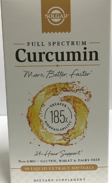 Solgar Full Spectrum 185X Curcumin 90 Softgel