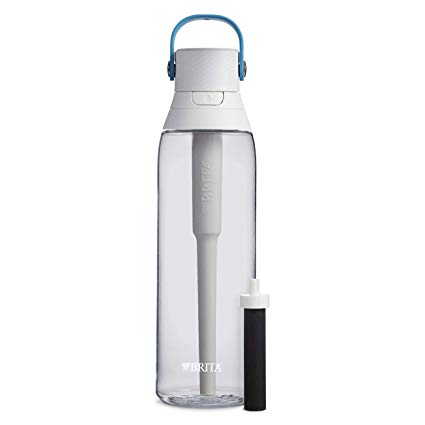 Brita 26 Ounce Premium Filtering Water Bottle with Filter BPA Free - Clear