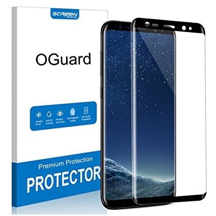 OGuard PREMIUM Scratch-Prevention 100% Full Coverage Anti-Bubble Strengthened Clear TPU Soft FILM Screen Protector for Samsung Galaxy S8 PLUS [DRY APPLICATION][Case Friendly]