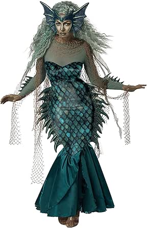 California Costumes womens Dark Sea Siren/Adult