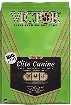 Victor Super Premium Dog Food – Elite Canine Dry Dog Food – 25% Protein, Gluten Free - for Large Breed Dogs & Puppies, 15lbs