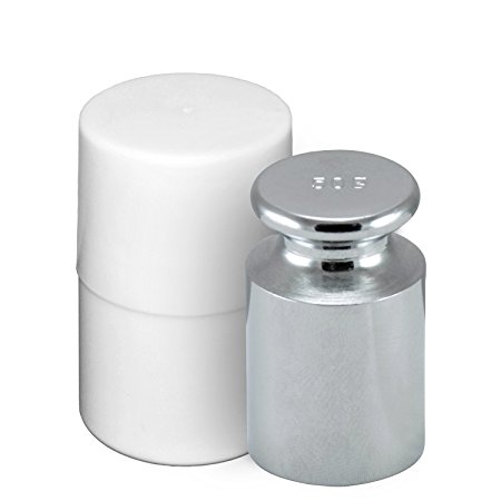 Smart Weigh CW-50G Carbon Steel 50g OIML Class M1: ± 3 mg Calibration Weight with Chrome Finish
