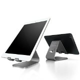 iPad dock Spinido TI-APEX Series Magnesium-aluminium Alloy Tablet iPad Stand With All iPad and Samsung Galaxy Tab Space Grey