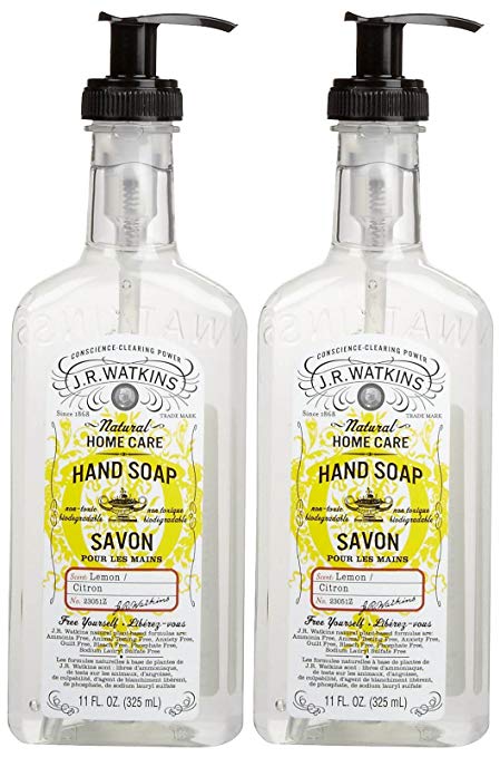 J.R. WATKINS HND Soap,LIQ,Lemon, 11 FZ 2 Pack