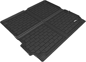 3D MAXpider Custom Fit Behind 2nd Row Kagu Cross Fold Cargo Liner (Black) Compatible with BMW X5 (G05) 2019-2025 - Cargo Liner