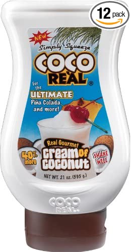 Coco Rel Cream of Coconut, 21-Ounce Bottles (Pack of 12)