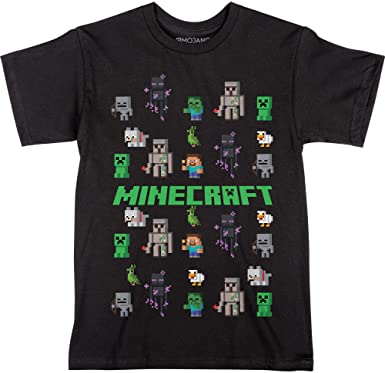 JINX Minecraft All Right Sprites Boys' Tee Shirt