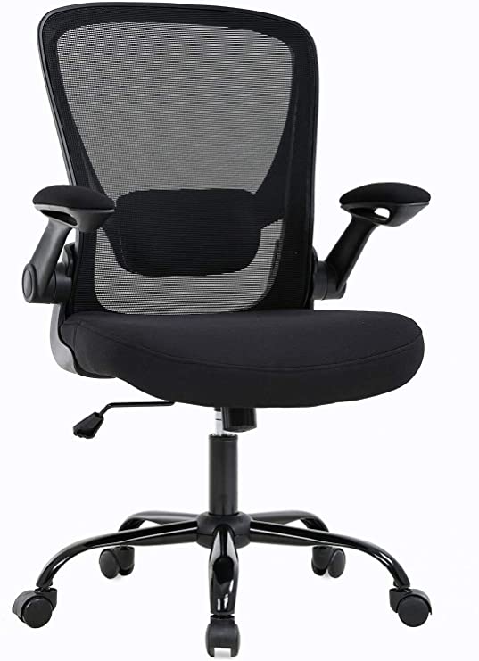 Home Office Chair, Ergonomic Desk Chair, Computer Chair, Arms Swive Modern High Back and High Mesh, Executive Chair with Adjustable Lumbar Support Arms Headrest (Medium)