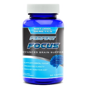 Neuro Clarity Brain Supplement, PERFECT FOCUS. Best Natural Mental Focus Aid. Advanced Formula to Promote Optimal Function, Focus, Clarity, Memory and More. Ginkgo Biloba St John's Wort. 60 Servings.