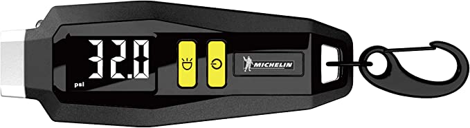 Measurement Limited Michelin 12290 Digital Tire Pressure Gauge (with Key Ring and Flashlight)