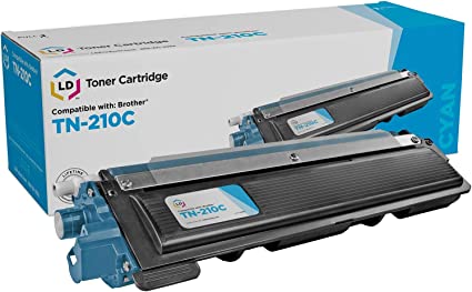 LD Compatible Toner Cartridge Replacement for Brother TN210C (Cyan)