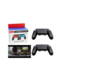 Nintendo Switch Joy-Con Grip, Zikke (Set of 2)Joy-Con Black Hand Grips for Nintendo Switch Controller (Not Included Nintendo Controller)