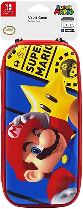 Nintendo Switch Premium Vault Case (Mario Edition) by HORI - Officially Licensed by Nintendo