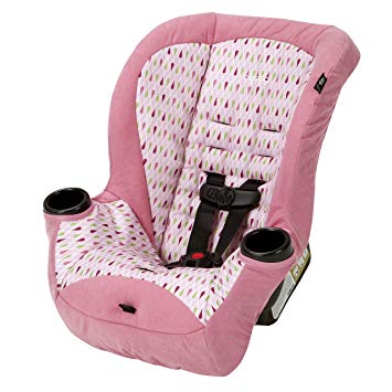 Cosco Apt 40 Rear & Forward Facing Convertible Car Seat, Pink Teardrop, Teardrop