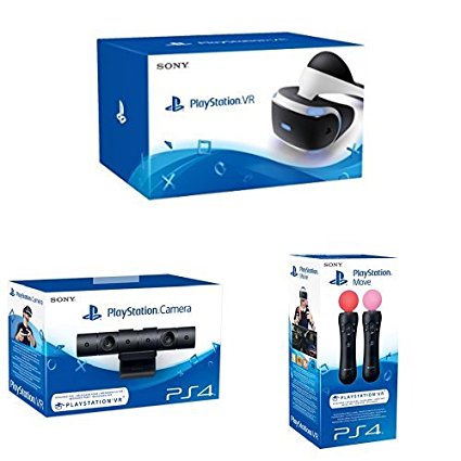 Sony PlayStation VR   New Sony PlayStation 4 Camera   Sony PlayStation Move Motion Controller - Twin Pack (PS4/PSVR)
