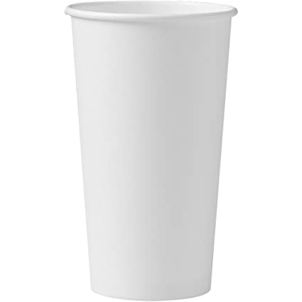 Solo 420W-2050 20 oz White SSP Paper Hot Cup (Case of 600)