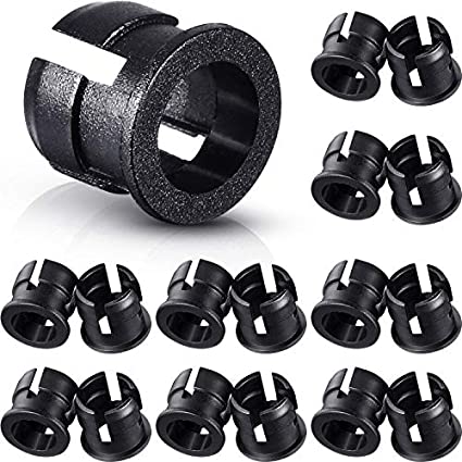 200 Pieces Black Plastic 5 mm LED Holder Light Emitting Diode Holder Clip Display Panel LED Light Mounting Holders Bracket 5 mm Lamp Bulb Socket Led Bezel Holder