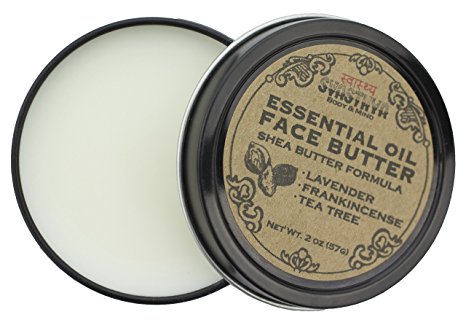 Essential Oil Face Butter, with Lavender, Frankincense, and Tea Tree Oil, For Irresistibly Soft, Smooth, Clear Skin 100% Natural, Non GMO, Cruelty Free