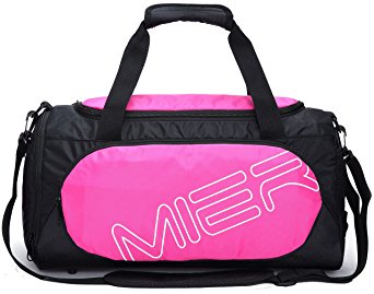 MIER Small Gym Sports Bag for Men and Women with Shoes Compartment, 18inch