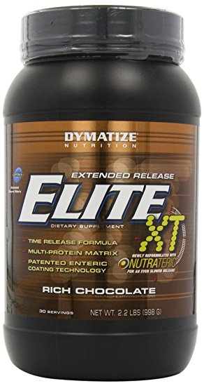 Dymatize Nutrition 12-Hour Elite, Rich Chocolate, 2.2 Pound