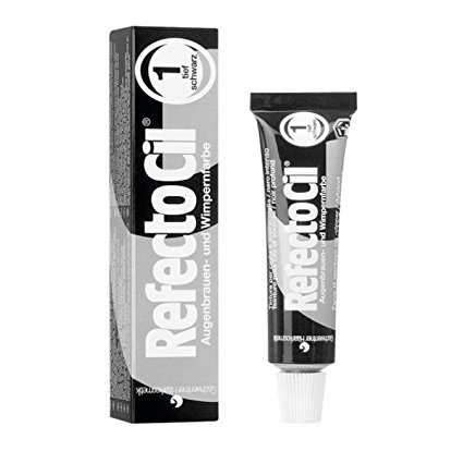 RefectoCil Eyebrow and Eyelash Dye 15 ml, deep black by Refectocil