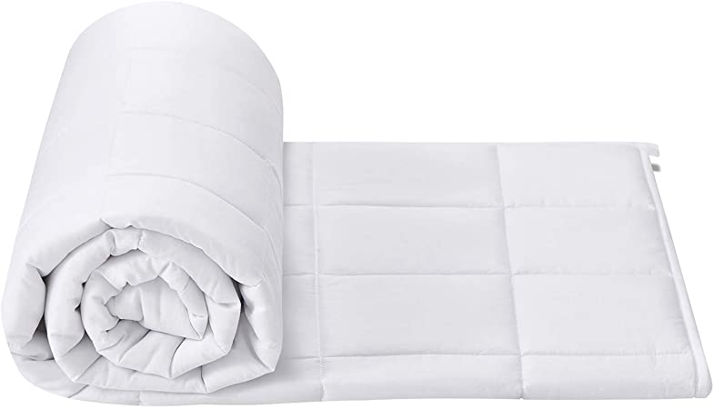 RelaxBlanket-Weighted Heavy Blanket Home (White, 80''x90'' 15lb)