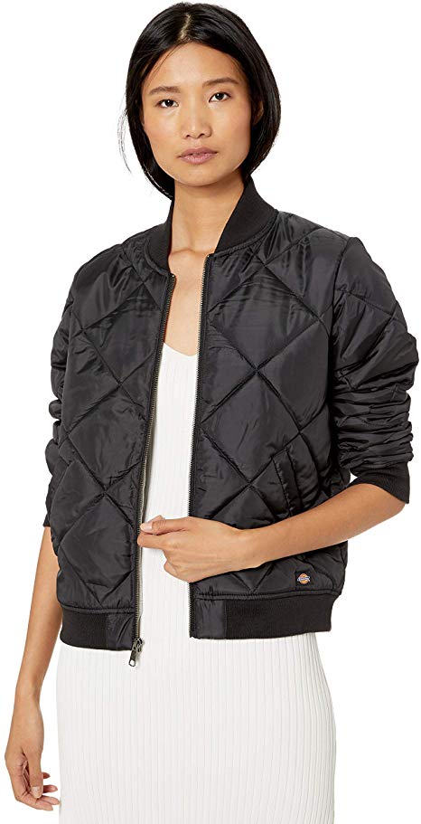 dickies Women's Quilted Bomber Jacket