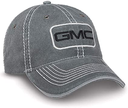 GMC Enzyme Washed Gray Cotton Unstructured Hat