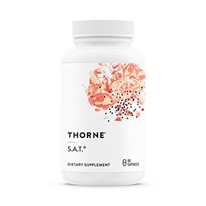 Thorne Research - S.A.T. - Silymarin, Artichoke, and Turmeric Extracts for Liver Support - 60 Capsules