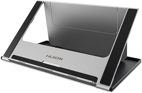 HUION Portable Desk Stand Foldable Stand Adjustable Multi-angle Desktop Holder Universal Graphics Tablet up to Length: 18" Perfect for Kamvas 16, Kamvas Pro 16