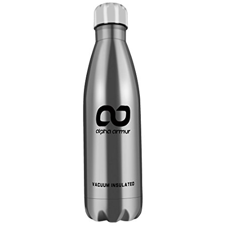 Alpha Armur Insulated Water Bottle Double Wall Vacuum Insulated Stainless Steel Bottle Water Bottles Flasks with Wide / Narrow Swell Flask Mouth stainless steel bottle stainless vacuum flask thermoses