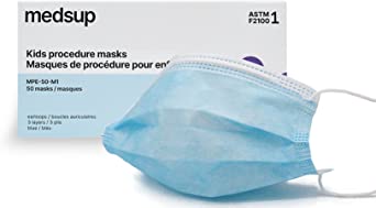 MedSup Canada Kids Disposable General purpose Masks For 4-12 Years old
