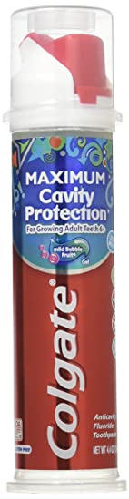 Colgate Maximum Cavity Protection Toothpaste, 6  Years, Mild Bubble Fruit Gel, 4.4 Oz