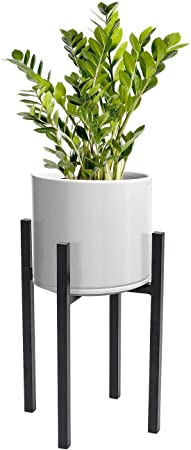 Sorbus Plant Stand Mid Century Style Flower Pot Holder, Planter, Modern Home Décor for Houseplants, Plant & Pot NOT Included, Black (10 inch)
