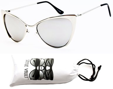 E16-vp Style Vault Metal Cateye Sunglasses