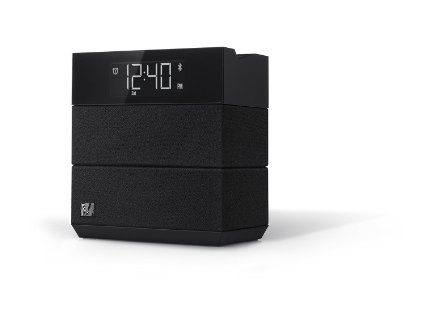 Soundfreaq Sound Rise Black SFQ-08 Wireless Bluetooth Speaker  Alarm Clock with FM Radio and USB Charger