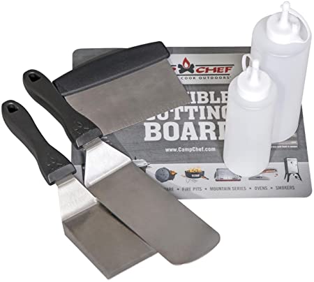 Camp Chef Flat Top Tool Kit for Flat Top Grills (FTG475, FTG600, FTG900)