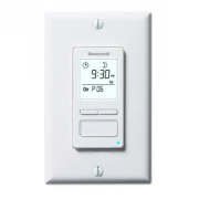 Honeywell PLS550A1006 EconoSwitch Programmable Timer Switch, White