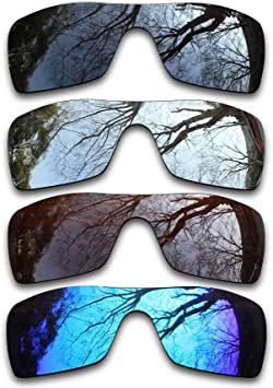 ToughAsNails Set of 4 Polarized Replacement Lenses for Oakley Batwolf Pack