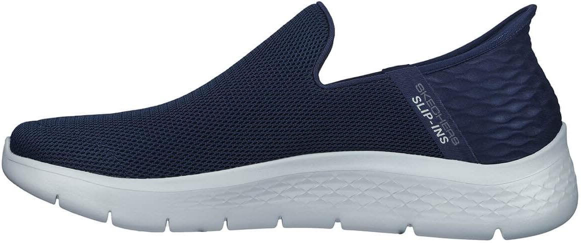 Skechers Men's Gowalk Flex Hands Free Slip-ins Athletic Slip-on Casual Walking Shoes Sneaker, Navy, 9.5